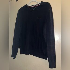 Tommy Hilfiger Men's V-Neck Black Sweater